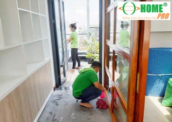 Bảng giá dịch vụ vệ sinh căn hộ chung cư sau xây dựng-homepro