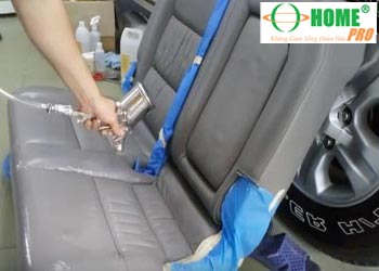 Dịch vụ sơn phục hồi màu ghế da xe hơi (xe ô tô)-homepro