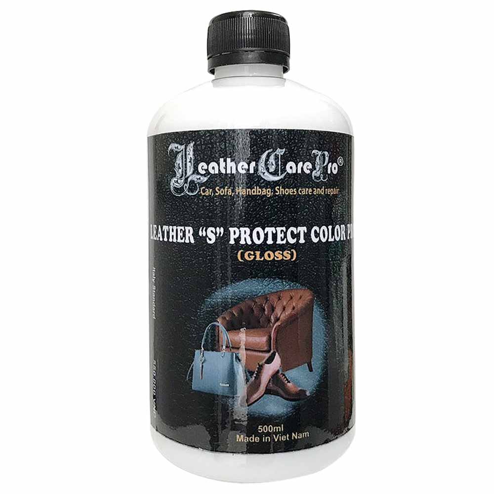 Keo phủ hoàn thiện bảo vệ màu sơn ghế da, túi xách da – Leather “S” Protect Color Pro (Gloss)