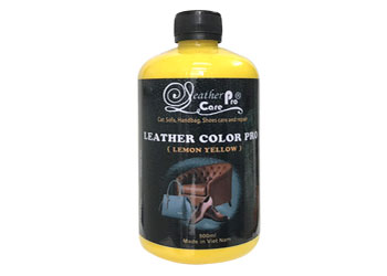 Màu sơn chuyên dụng dùng cho đồ da-Leather Color Pro_Lemon Yellow_350x250