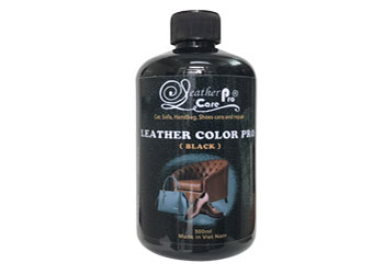 Màu sơn ghế da xe ô tô (xe hơi) - Leather Color Pro (Black)-Leather Color Pro_Black_350x250