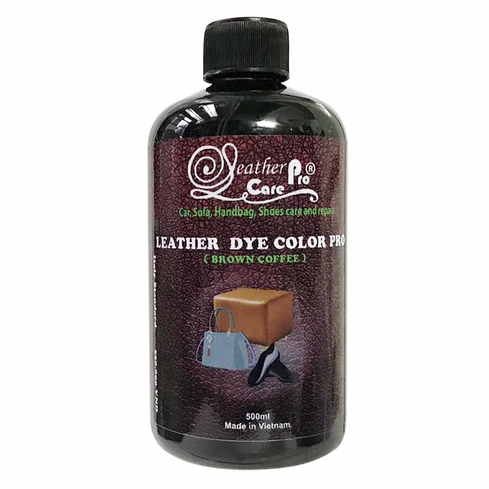 Màu nhuộm da Bò, màu nhuộm ghế da Sofa – Leather Dye Color Pro (Brown)