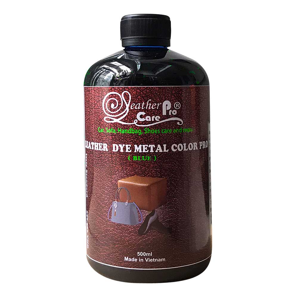 Thuốc nhuộm da Bò, thuốc nhuộm túi xách da – Leather Dye Metal Color Pro (Blue)